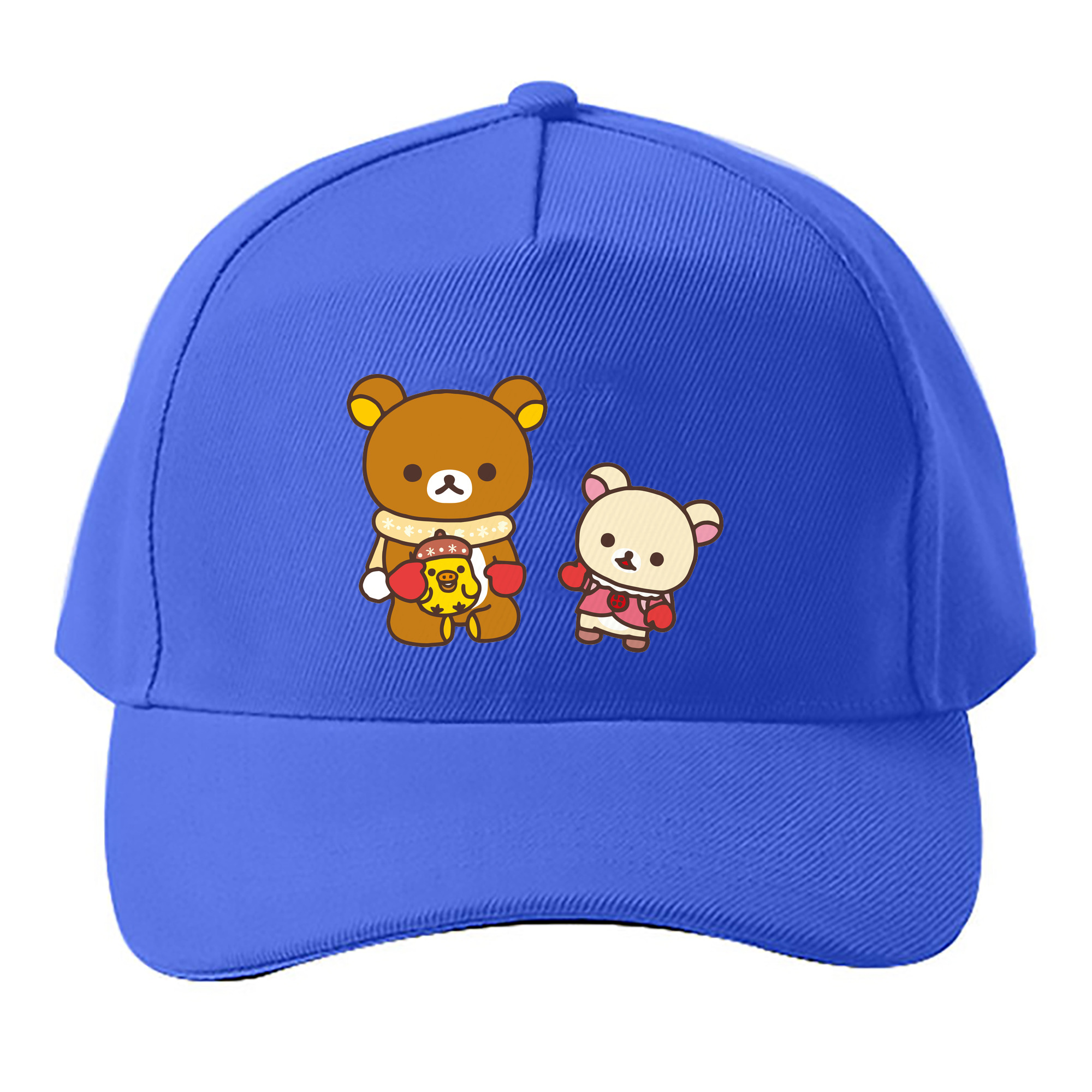 （画像用） リラックマ リラックマ キイロイトリ Rilakkuma Korilakkuma Kiiroitori ベースボールキャップ 綿100％ 男女兼用 帽子 スポーツ